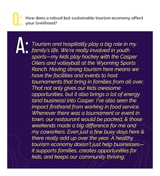 Sarah - Faces of Tourism Q1