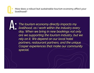 Shelby - Faces of Tourism Q1