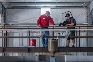 BTS of Lars at the Fish Hatchery