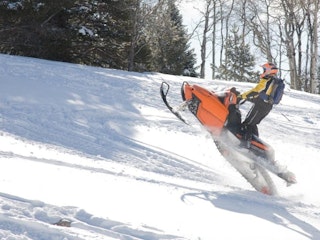 Snowmobiling