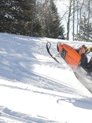 Snowmobiling