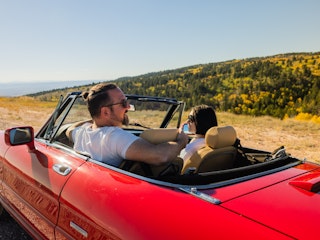 Scenic drive on Casper Mountain