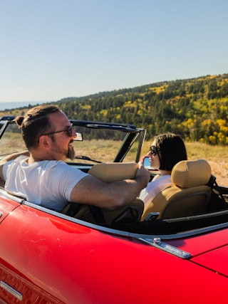 Scenic drive on Casper Mountain
