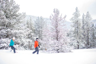 Snowshoeing on Casper Mountain