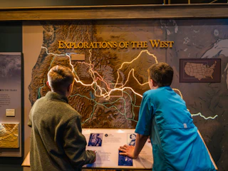 Kids at National Historic Trails Interpretive Center