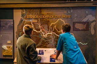 Kids at National Historic Trails Interpretive Center